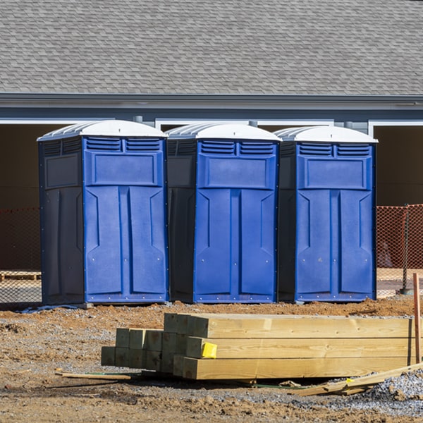 is there a specific order in which to place multiple porta potties in Morris